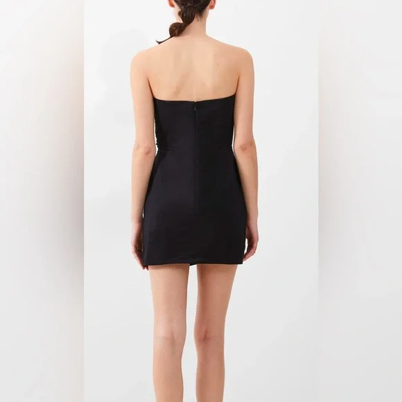 NWT French Connection Strapless Tie Mini Dress - Picture 4 of 4